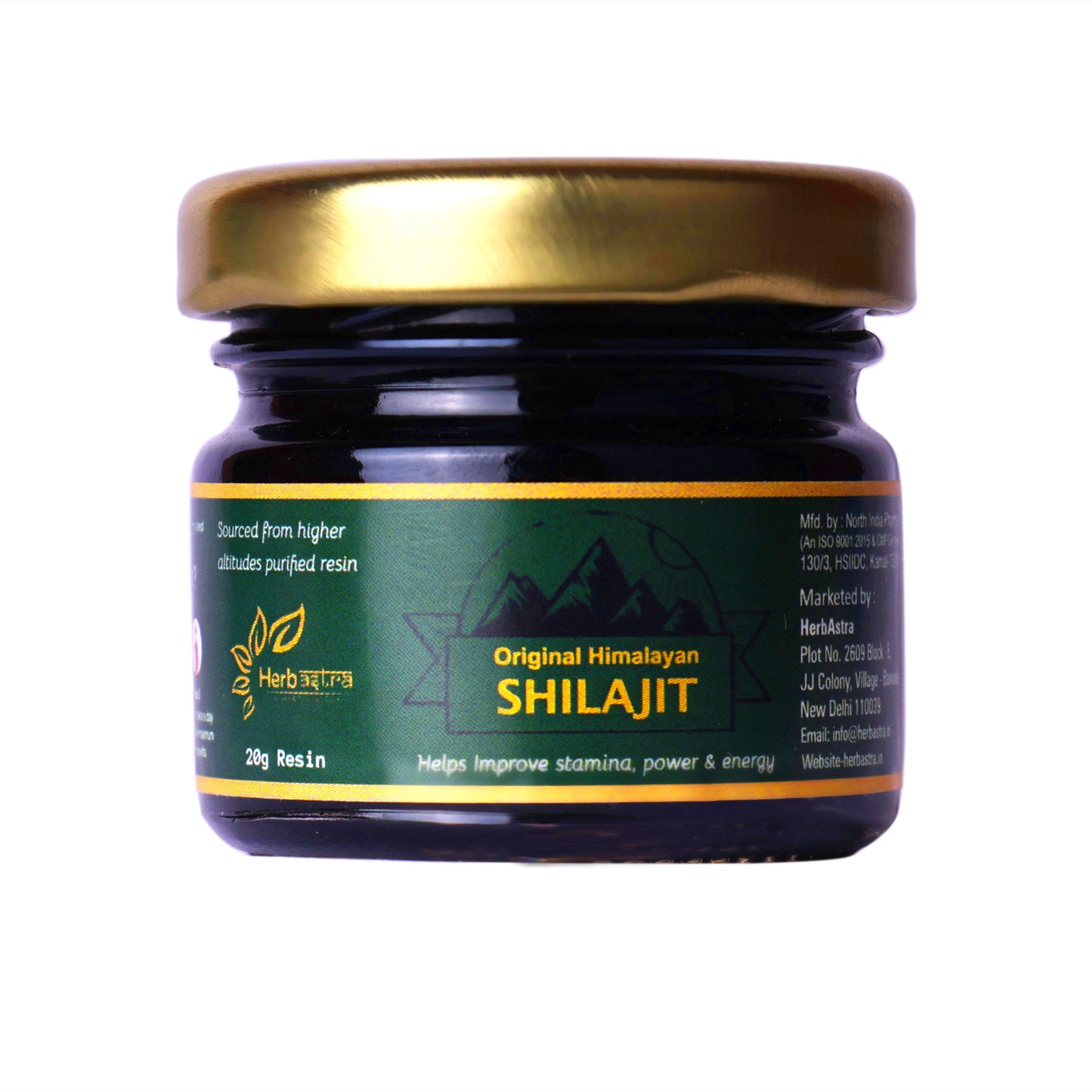 Herbastra original himalayan shilajit 20 g resin