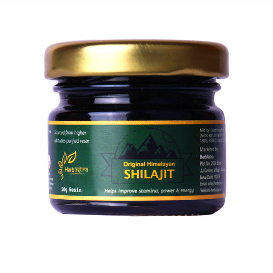 Herbastra original himalayan shilajit 20 g resin
